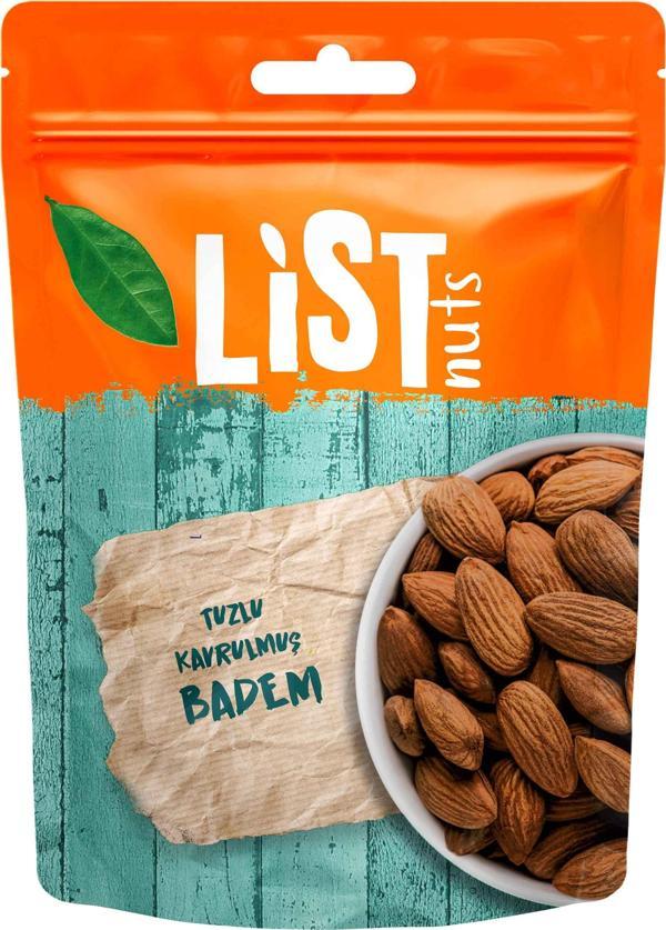 List Nuts Kavrulmuş Badem 140 g - Image 1