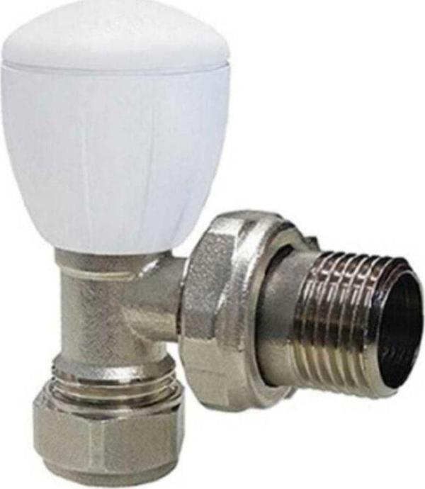 Banyo Tesisatı Yeni Tip Köşe Radyatör Vanası (Pex Boru Bağlantılı) Ikili Paket - Image 1