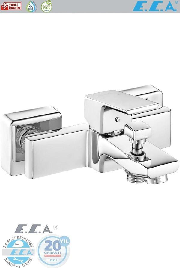 Banyo Bataryası E.C.A Tiera Banyo Duş Bataryası Krom Banyo Bataryası 102102469 ( 20 Yıl Garantili ) - Image 1