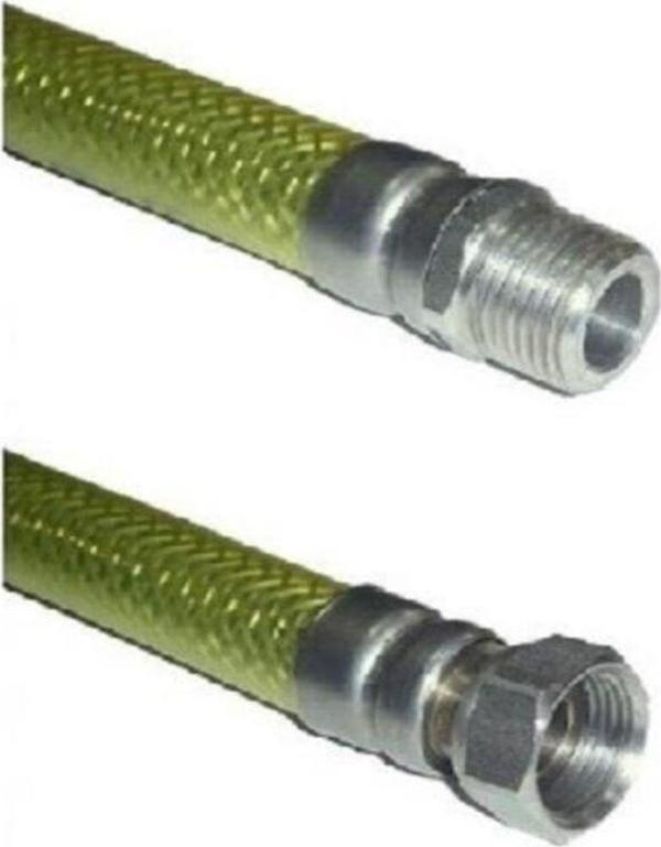 Banyo Tesisatı 73 Pepe 1/2 X 1/2  Ocak  Soba Gaz Flexi 150 Cm - Image 1