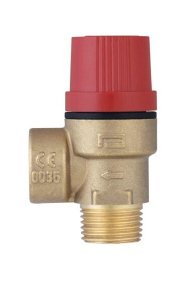 Beyaz Eşya Yedek Parça 1/2'' Emniyet Ventili Dn15 3 Bar Erkek - Image 1