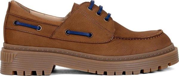Ayakkabı Fuarı Elit Vvs24160N Kadın Nubuk Hakiki Deri Casual Ayakkabı Taba - Image 1