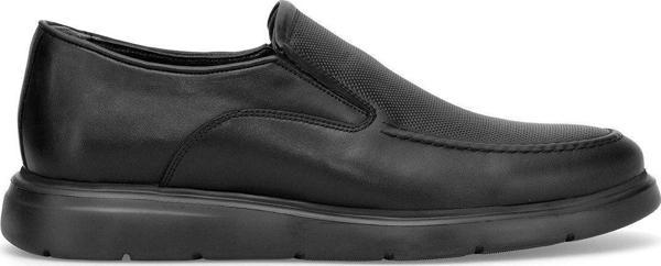 Ayakkabı Fuarı Elit Btrg1751-1 Erkek Hakiki Deri Casual Ayakkabı Siyah - Image 1