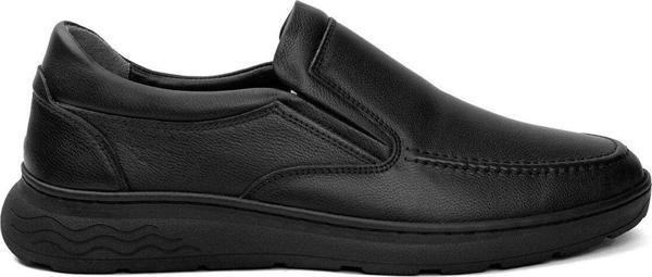 Ayakkabı Fuarı Elit Slfr802-1 Erkek Hakiki Deri Casual Ayakkabı Siyah - Image 1