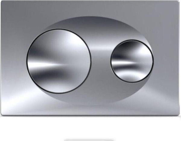 Rezervuar Gömme Rezervuar Kumanda Paneli P400120 Parlak Krom Panel (Metal Kaplama) - Image 1