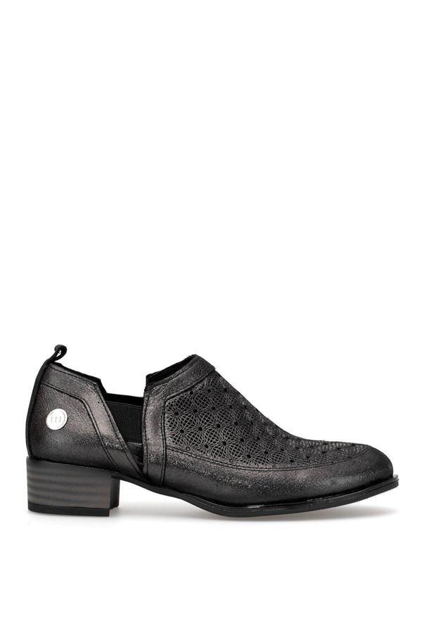 Mammamia D25Ya-7360 Kadın Hakiki Deri Casual Ayakkabı Platin - Image 1