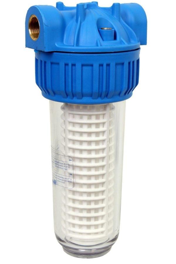 Su Arıtma Cihazı Aquafer 10 Inç Yıkanabilir Su Arıtma Filtresi (3/4 Inç Girişli) - Image 1