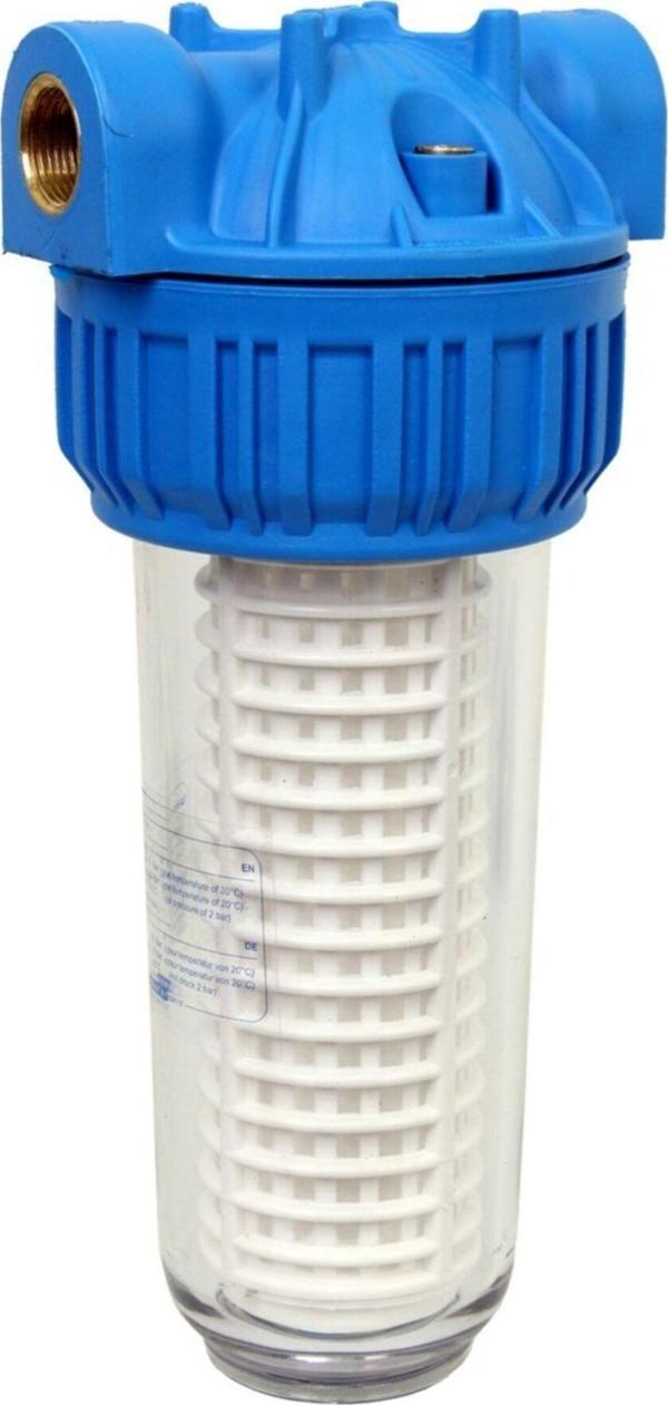 Su Arıtma Cihazı Aquafer 10 Inç Yıkanabilir Su Arıtma Filtresi (3/4 Inç Girişli) - Image 1