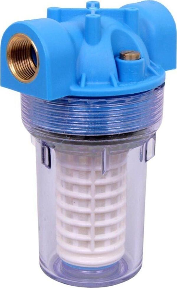 Su Arıtma Cihazı Aksesuarı Aquafer 5 Inç Yıkanabilir Ekonomik Su Arıtma Filtresi (3/4 Inç Girişli) - Image 1