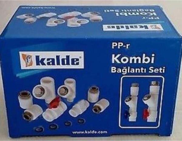 Banyo Tesisatı Kombi Alt Bağlantı Seti Dirsekli - Image 1