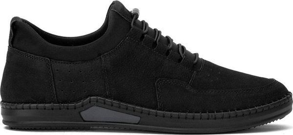 Ayakkabı Fuarı Elit Gmz418N Erkek Hakiki Deri Günlük Rahat Ayakkabı Siyah - Image 1