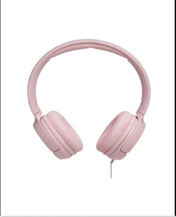 JBL Tune 500 Pembe Kablolu Kulak Üstü Kulaklık (JBL Türkiye Garantili) - Image 1