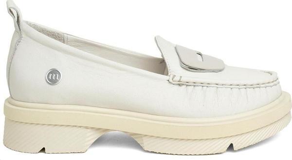 Mammamia D24Ya-850 Kadın Deri Casual Ayakkabı Kemik - Image 1