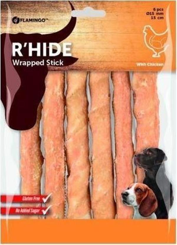 Flamingo Rhıde Chicken Wrap 15 Cm Tavuk Kaplı Kemik 6 Adet    - Image 1
