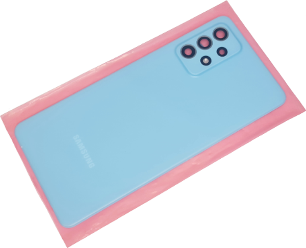 Tkgz Samsung Galaxy A72 Arka Kapak (FULL Kamera Lensli ) Mavi - Image 1