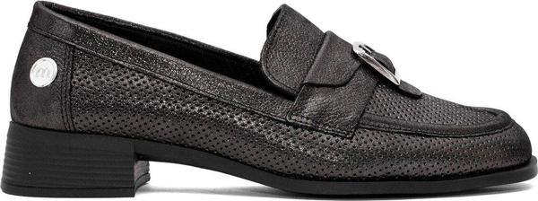 Mammamia D25Ya-7295 Kadın Hakiki Deri Casual Ayakkabı Platin - Image 1