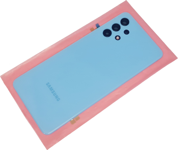 Tkgz Samsung Galaxy A32 Arka Kapak (FULL Kamera Lensli) Mavi - Image 1