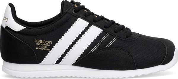 Lescon 25Ybau00Cmpsu Kadın Nova Klasik Sneaker Siyah - Beyaz - Image 1
