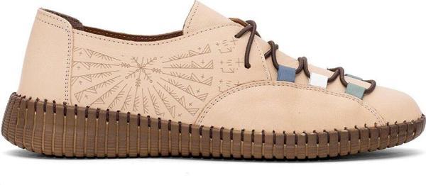 Venüs 24370001Y Kadın Hakiki Deri Casual Ayakkabı Bej - Image 1