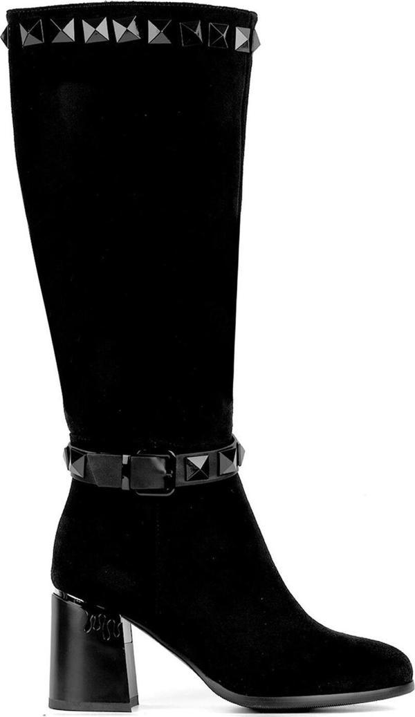 Guja 24K178 Kadın Topuklu Çizme Siyah - Image 1