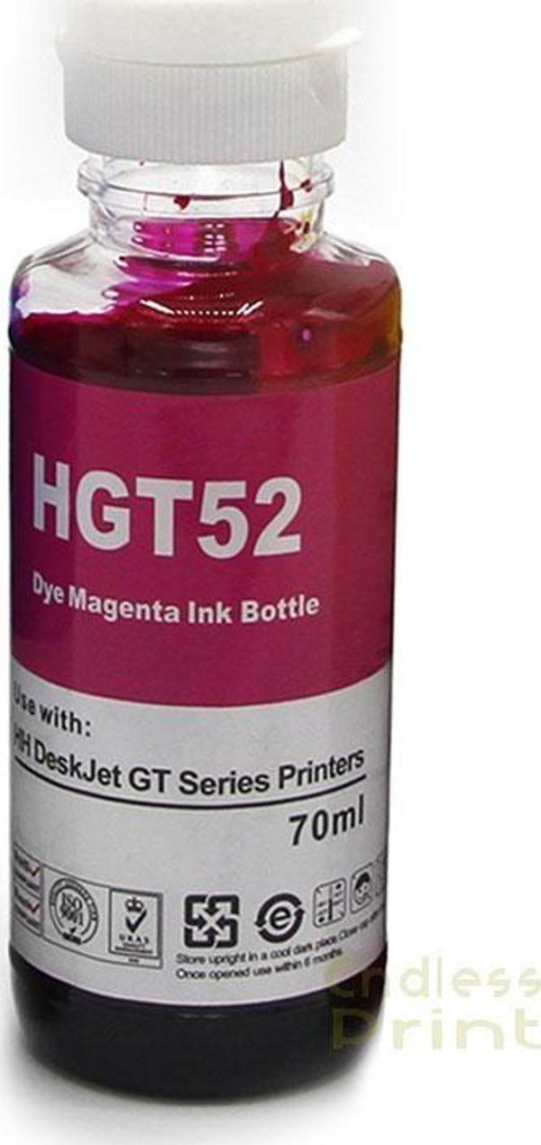hementoner Mürekkep-Hp Gt52Xl Kırmızı Refill Ink.-90Ml (Muadil) - Image 1
