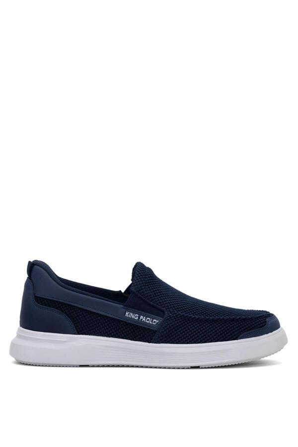 King Paolo King Paolo F1182 Loafer Krakers Erkek Memory Foam Casual Ayakkabı Lacivert - Image 1