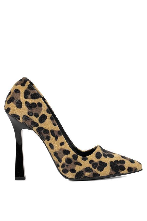 Ayakkabı Fuarı Elit Mst1920T Kadın Stiletto Leopar - Image 1