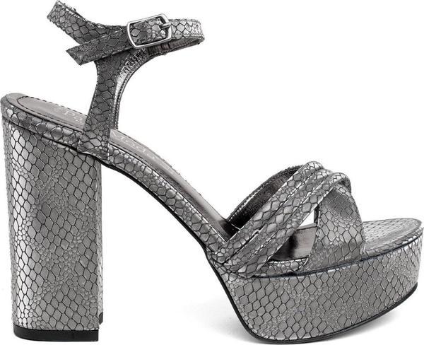 Miss Park Moda Pm08 K2044 Kadın Platform Ayakkabı Platin - Image 1
