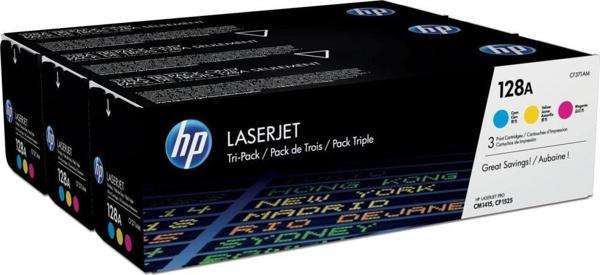 HP 128A Mavi-Kırmızı-Sarı 3lü Takım Toner CF371AM CE321A-CE322A-CE323A - Image 1