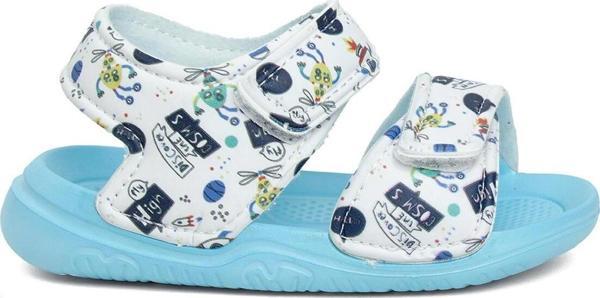 Ayakkabı Fuarı Elit Sy016 Patik Erkek Çocuk Düz Sandalet Mavi - Image 1