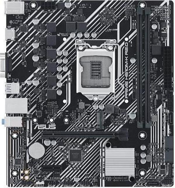 Asus PRIME H510M-K R2.0 Intel H510 Soket 1200 DDR4 3200(OC)MHz mATX Gaming (Oyuncu) Anakart - Image 1