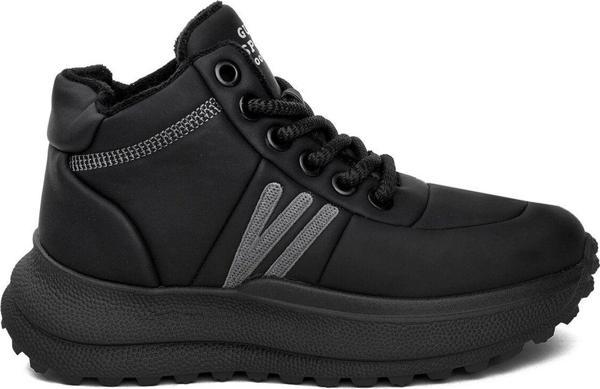 Guja 24K3174 Kadın Kalın Taban Sneaker Bot Siyah - Image 1