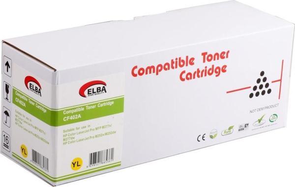 Basic Hp CF402A Sarı Muadil Toner 201A M227-M252 - Image 1