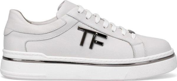 Lucıano Bellını C26908 Münih Erkek Hakiki Deri Casual Ayakkabı Krem - Image 1