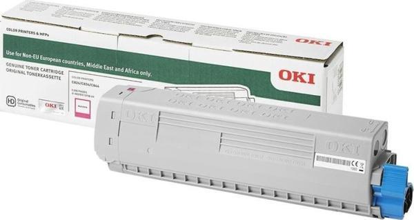 Oki C824-834-844 5bin Sayfa Magenta Kırmızı Toner 47095702 - Image 1