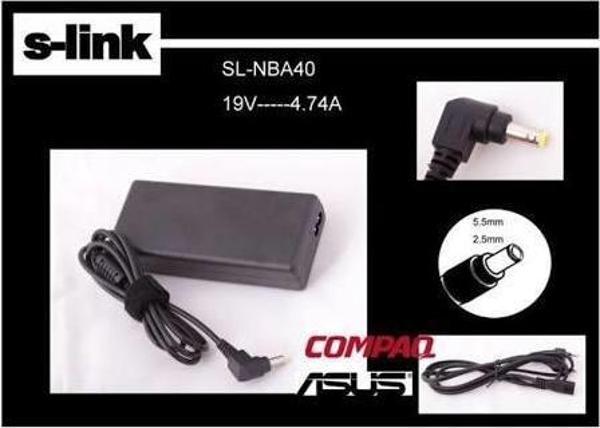S-link SL-NBAa97 19v 4.74a 4,0-1,7 Casper Notebook Standart Adaptör - Image 1