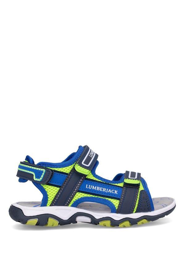 Lumberjack 101985133 5M Loten 5Fx Filet Erkek Çocuk Düz Sandalet Mavi - Image 1