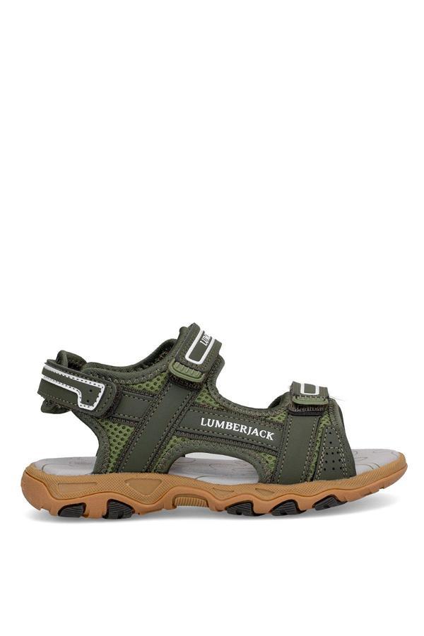 Lumberjack 101985134 5M Loten 5Fx Filet Erkek Çocuk Düz Sandalet Haki - Image 1