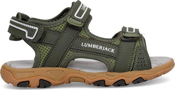 Lumberjack 101985134 5M Loten 5Fx Filet Erkek Çocuk Düz Sandalet Haki - Image 1