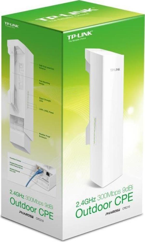 Tp-Link CPE210 Outdoor 300 Mbps 9dBi Dış Mekan Access Point - Image 1