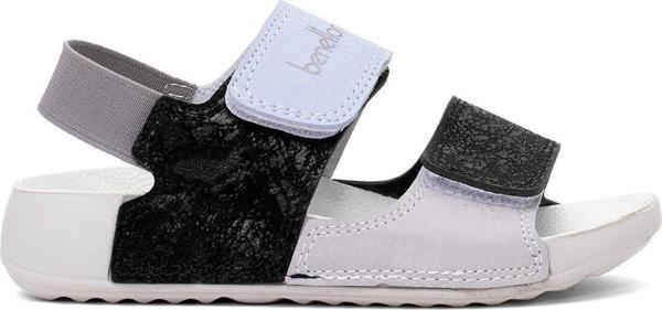 Benetton Bn-1422 Patik Erkek Çocuk Düz Sandalet Siyah - Mavi - Image 1