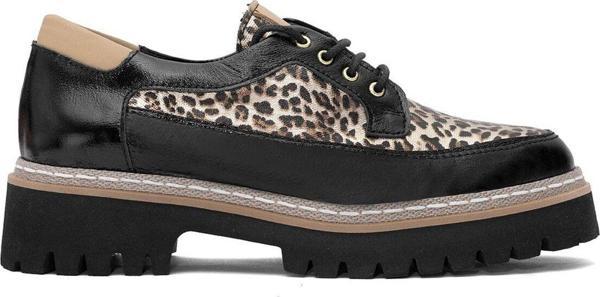 Mammamia D25Ya-3795 Kadın Hakiki Deri Casual Ayakkabı Altın - Image 1