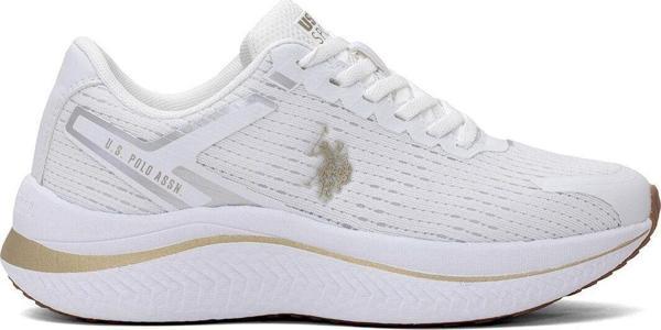 U.S. Polo Assn. 101938169 5M Genesis Wmn 5Fx Kadın Koşu Ayakkabısı Beyaz - Altın - Image 1