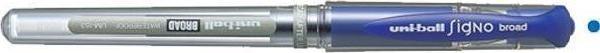 Uni-Ball Roller Kalem Signo Broad Jel Bilye Uç İmza Kalemi 1.0 Mm Mavi UM-153 - Image 1