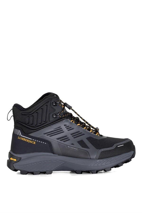 Lumberjack 101782959 4W Weloka 4Pr Erkek Outdoor Hi Bot Siyah - Sarı - Image 1