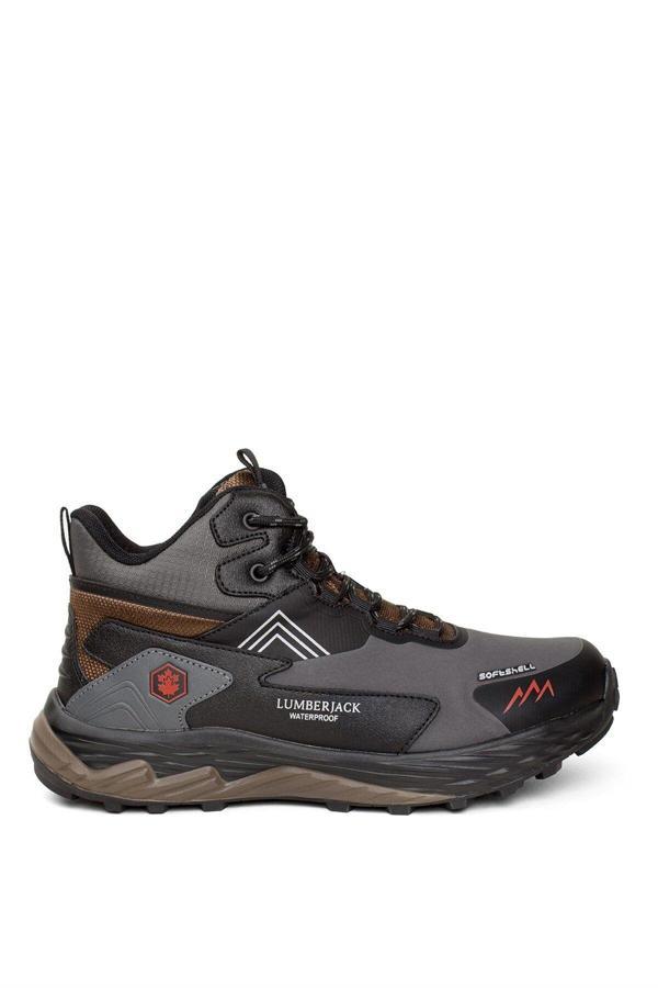 Lumberjack 101782493 4W Burk 4Pr Erkek Outdoor Bot Gri - Image 1