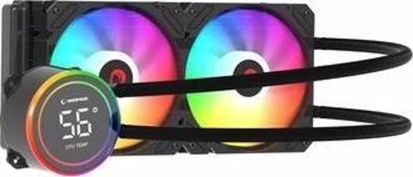 Rampage HELIOS C15 ARGB Sıcaklık Göstergeli 240mm İşlemci Sıvı Soğutucu - Image 1