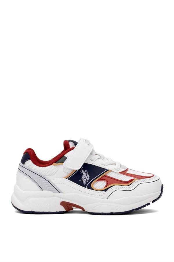 U.S. Polo Assn. 101946618 5P Supole 5Fx Filet Erkek Çocuk Yürüyüş Ayakkabısı Beyaz - Image 1