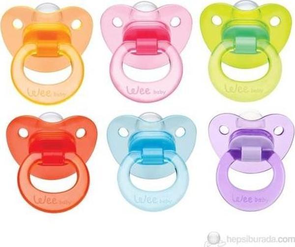 Wee Baby Akide Silikon Damaklı Emzik (Askılı) - Image 1