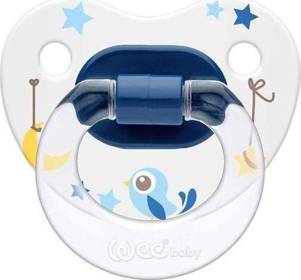 Wee Baby Desenli Damaklı Emzik 0-6Ay - Yeşil - Image 1